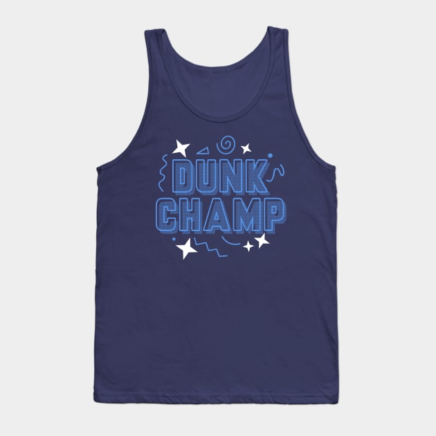 Dunk Champ Polar Blue Sneaker Tank Top by funandgames